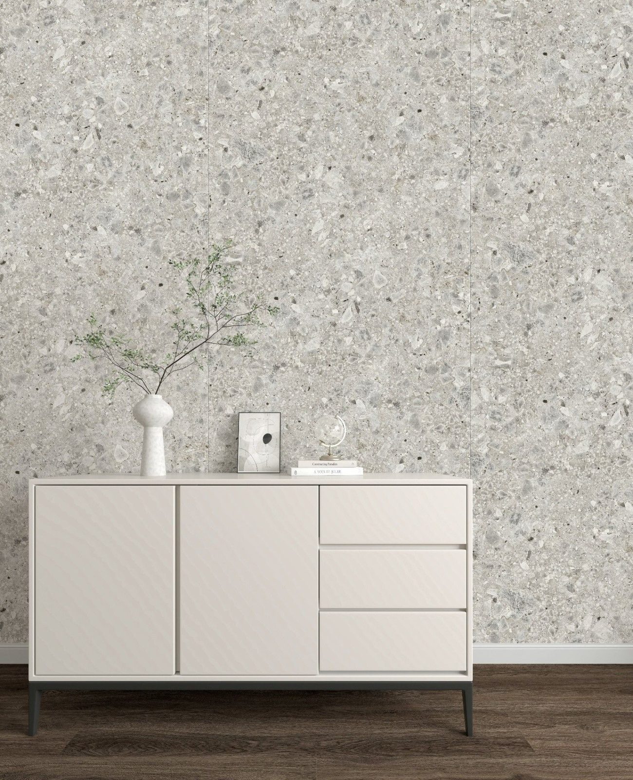 SPC wall panel application example