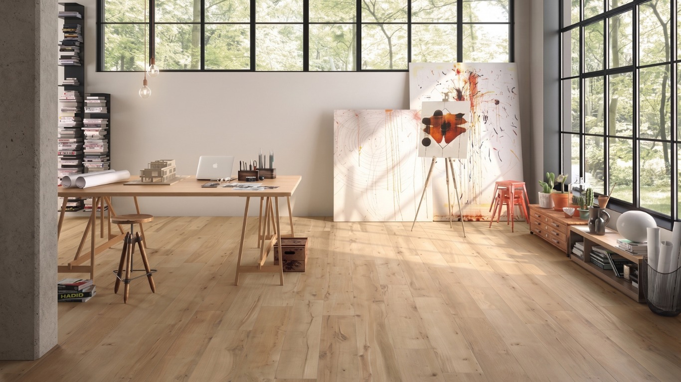 Indoor application example laid in SPC colour 29098-2