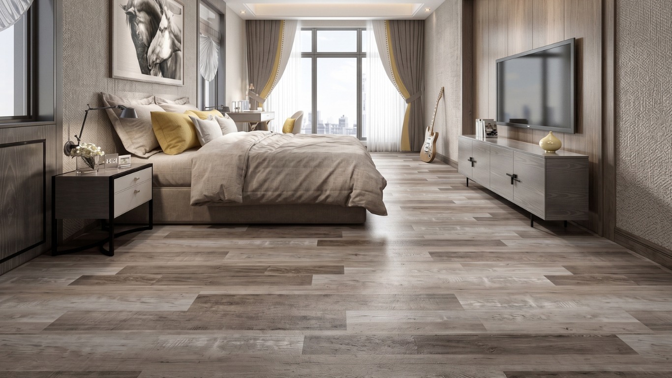 Indoor application example — Wood Inspired SPC flooring